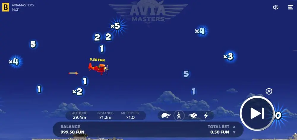 Abschluss über das Casinospiel Aviamasters. Abschluss über das Casinospiel Aviamasters.